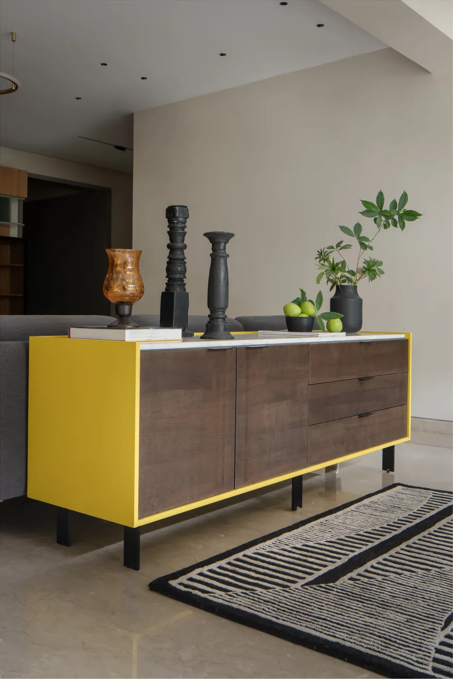 Durable precision-built furniture detail
