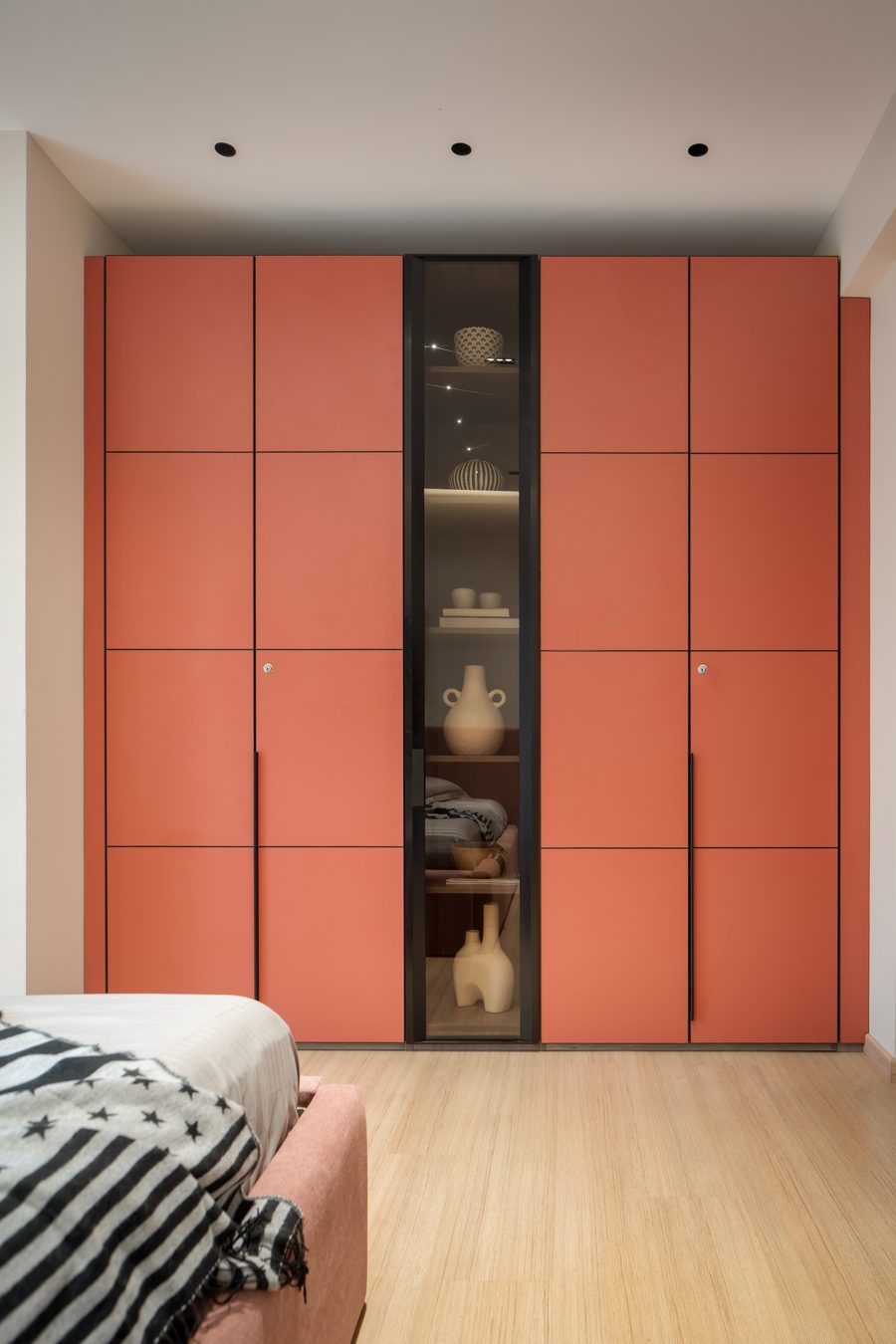 Floor-to-ceiling apartment wardrobe